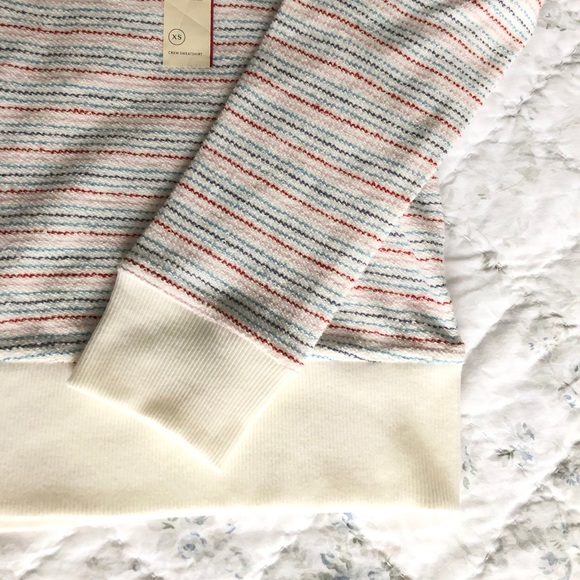 Universal Threads Crew Neck Stripped Sweatshirt XS - Picture 3 of 4